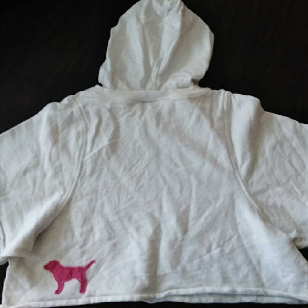 VS

Pink Pullover Cropped Hoodie